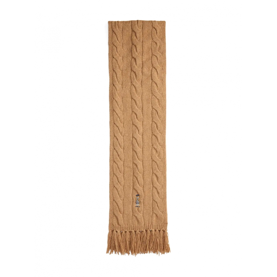 Foulard 'Cable-Knit Fringed' pour Femmes