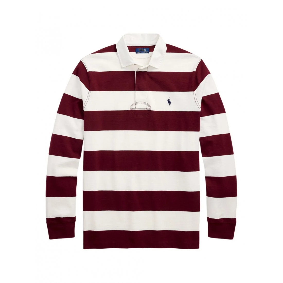 Polo manches longues 'Striped' pour Hommes