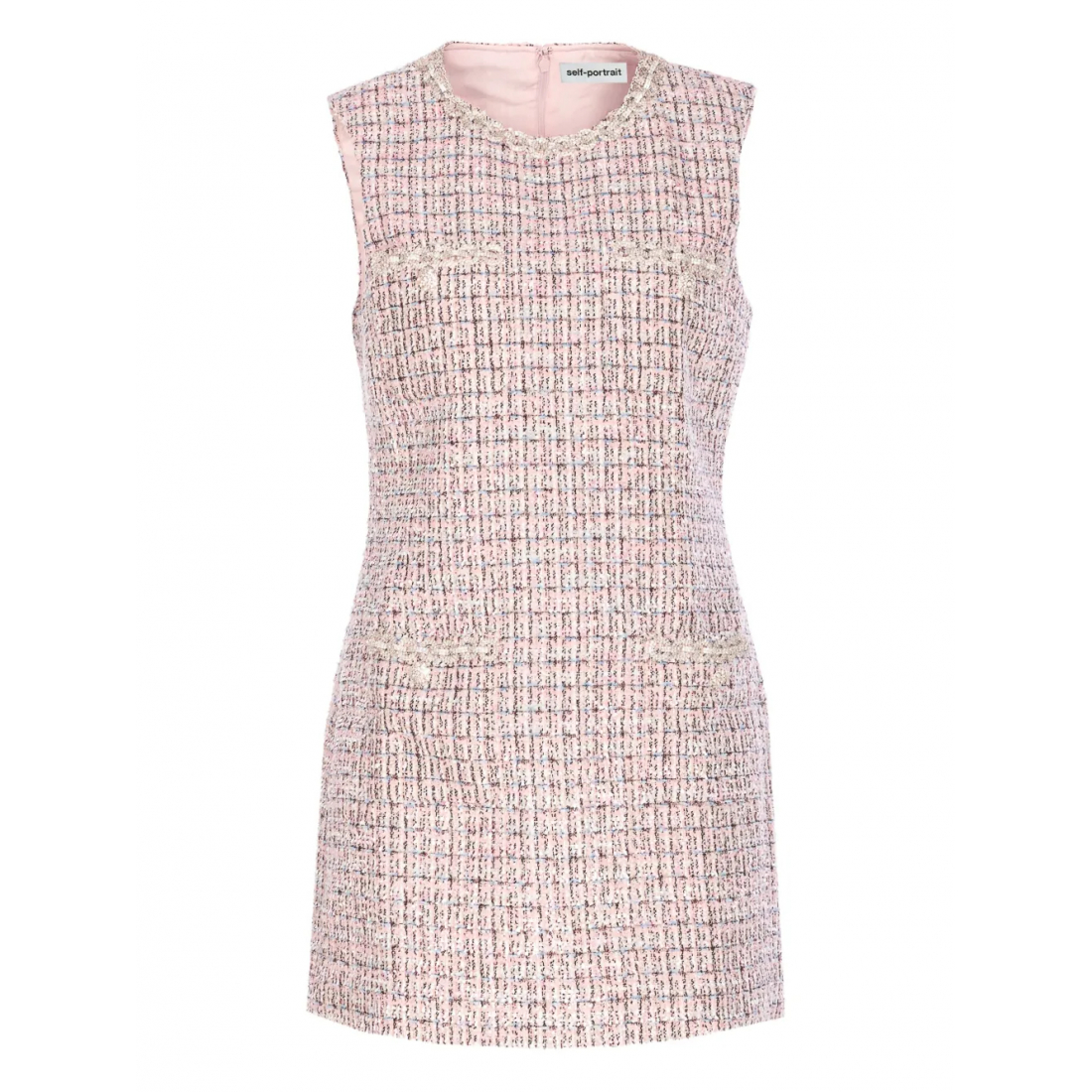 Robe mini 'Crystal-Embellished' pour Femmes