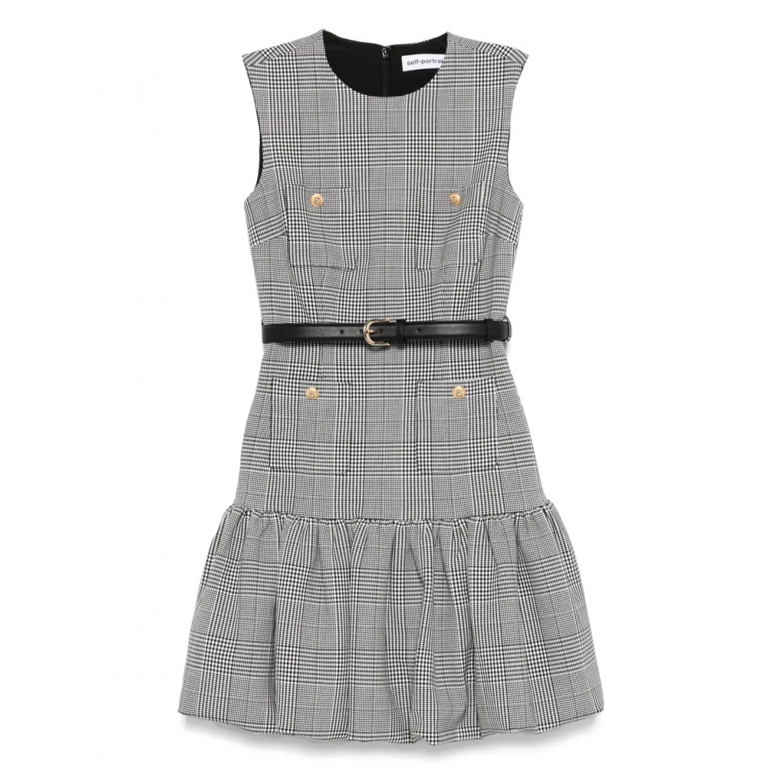 Robe mini 'Checked' pour Femmes