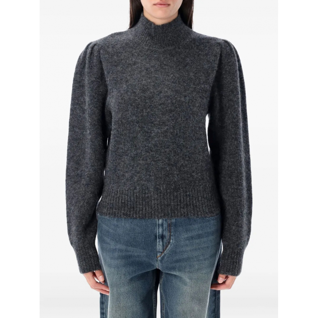 Women's 'Turtleneck Puff-Sleeve' Sweater