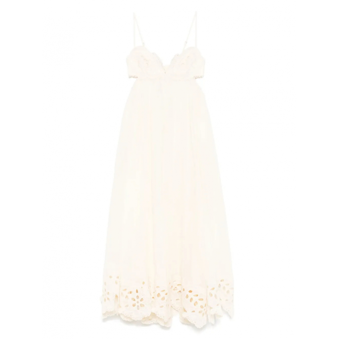 Robe Midi 'Floral-Embroidered' pour Femmes