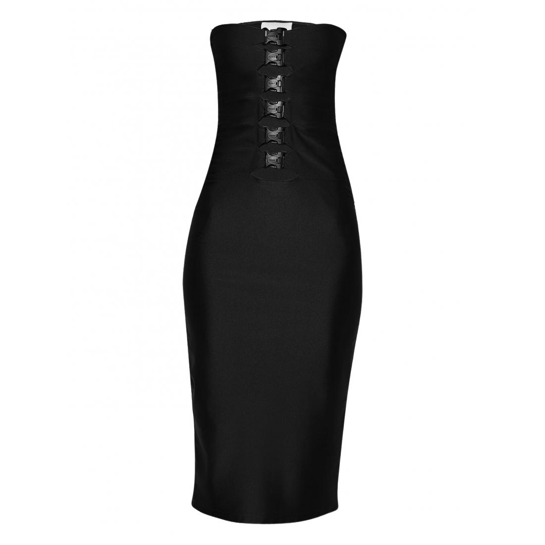 Robe Midi 'Buckle-Detail' pour Femmes
