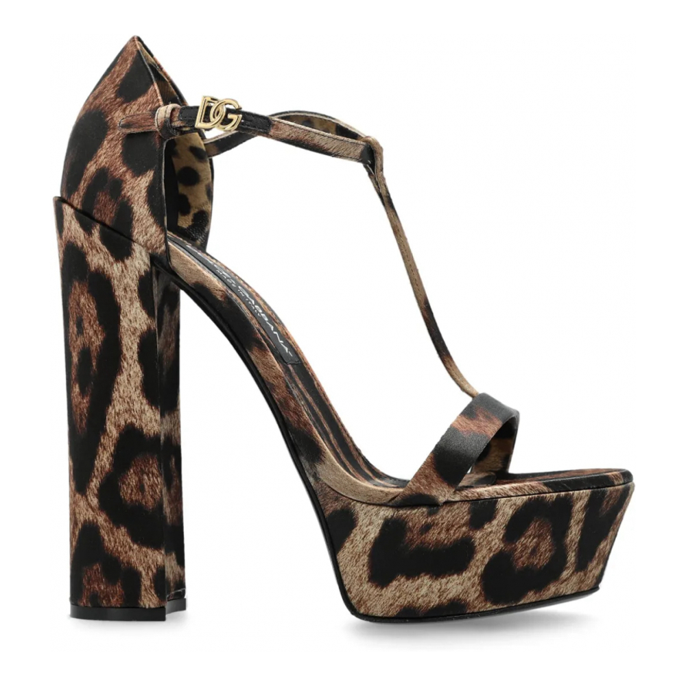 Sandales à talon 'Leopard-Print' pour Femmes