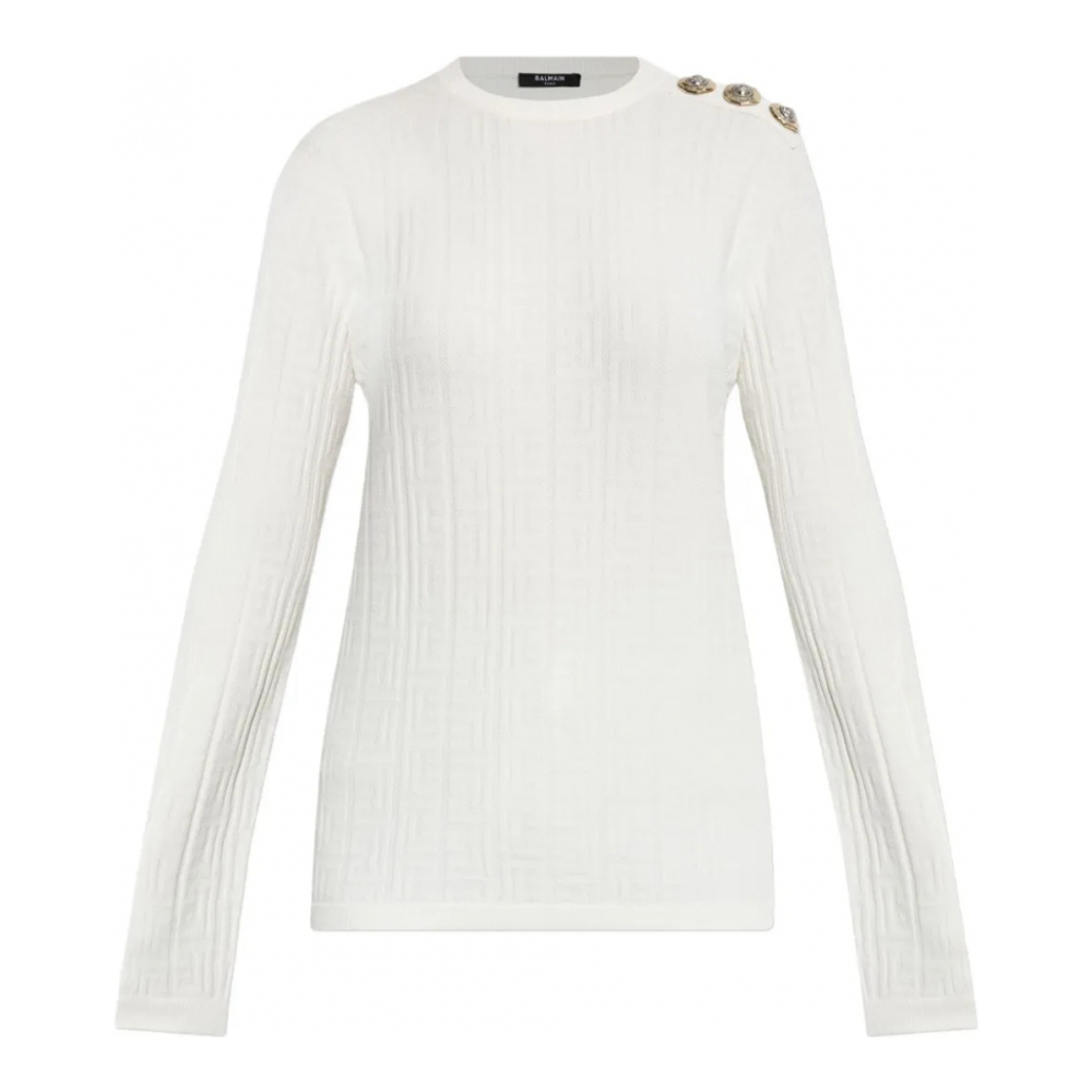 Pull 'Button-Detail' pour Femmes