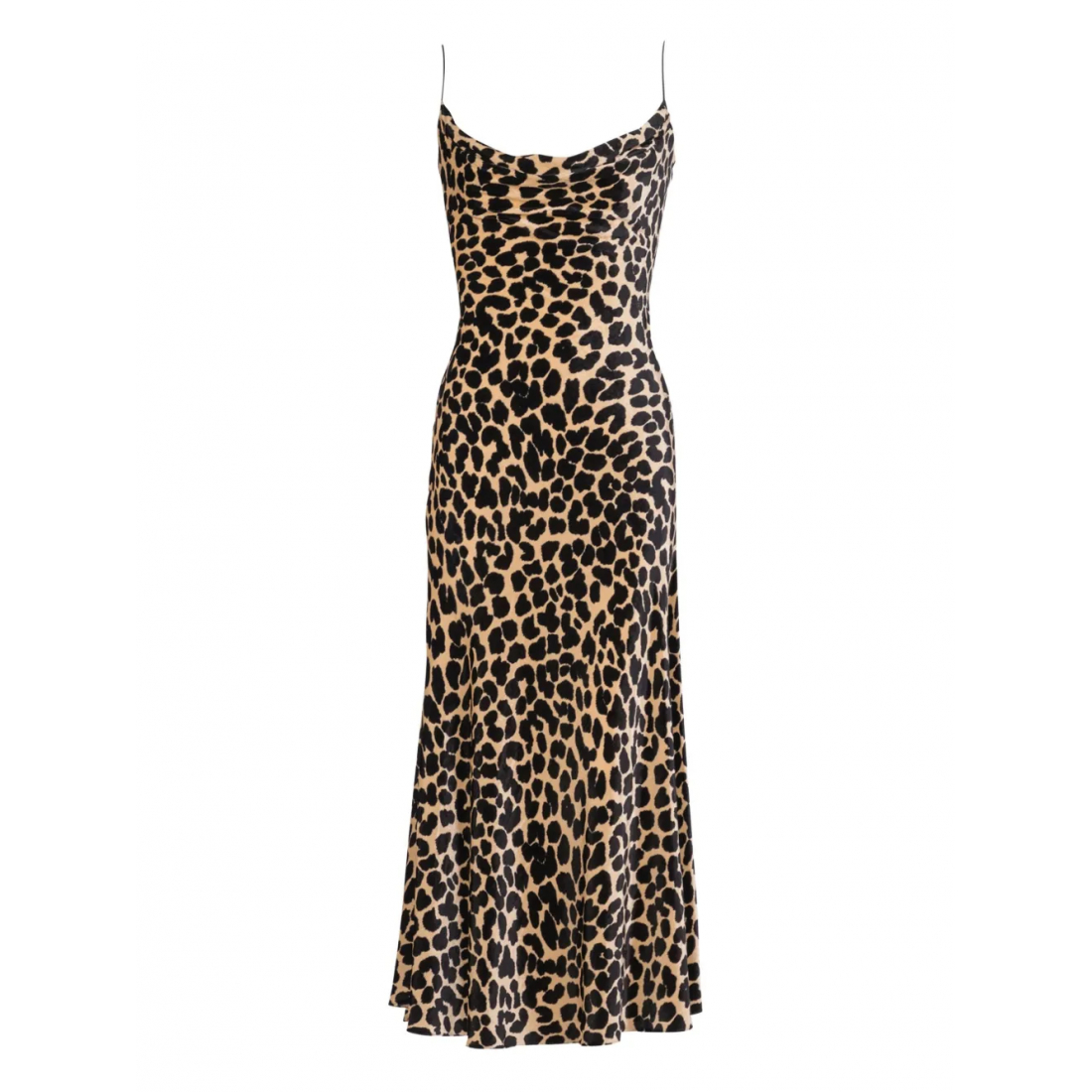 Robe Midi 'Leopard-Print' pour Femmes