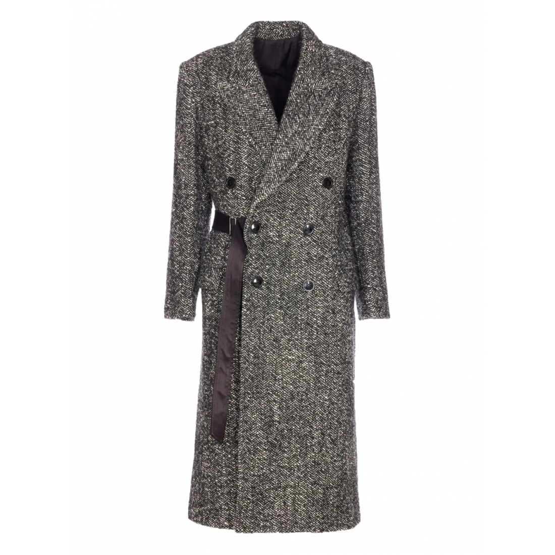 Manteau 'Herringbone Double-Breasted' pour Femmes