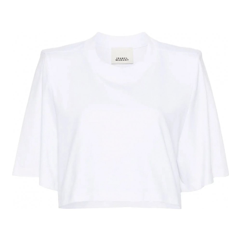 T-Shirt court 'Zaely Cropped' pour Femmes