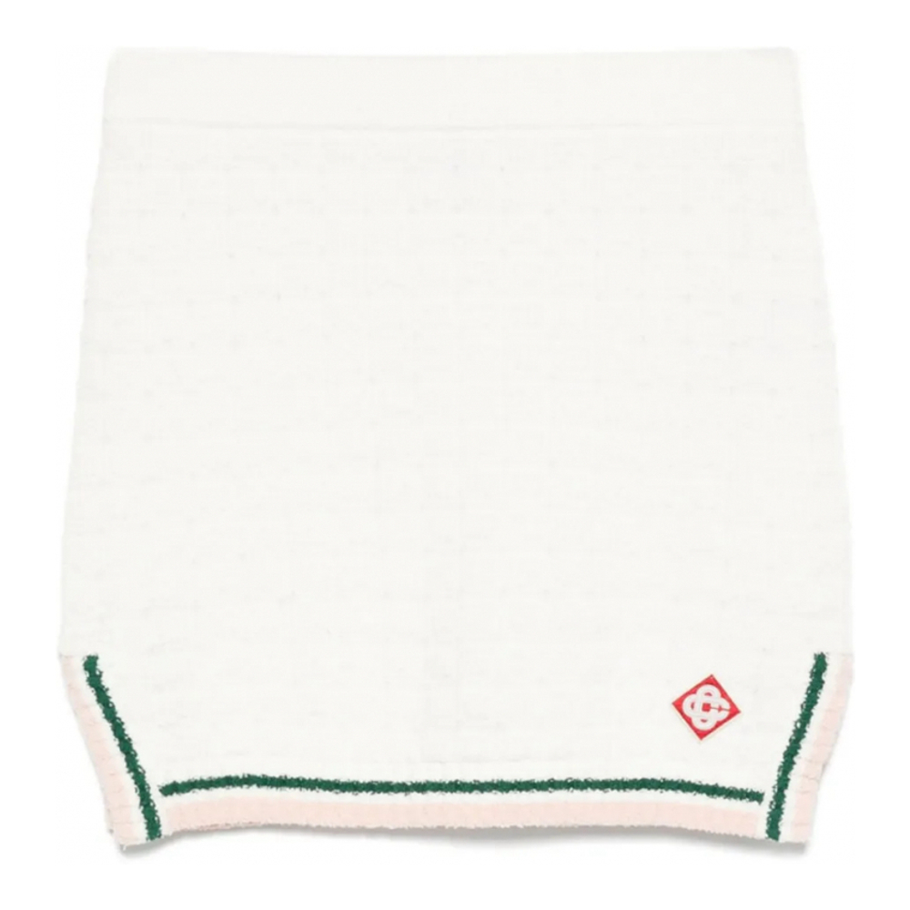 Women's 'Striped-Trim' Mini Skirt
