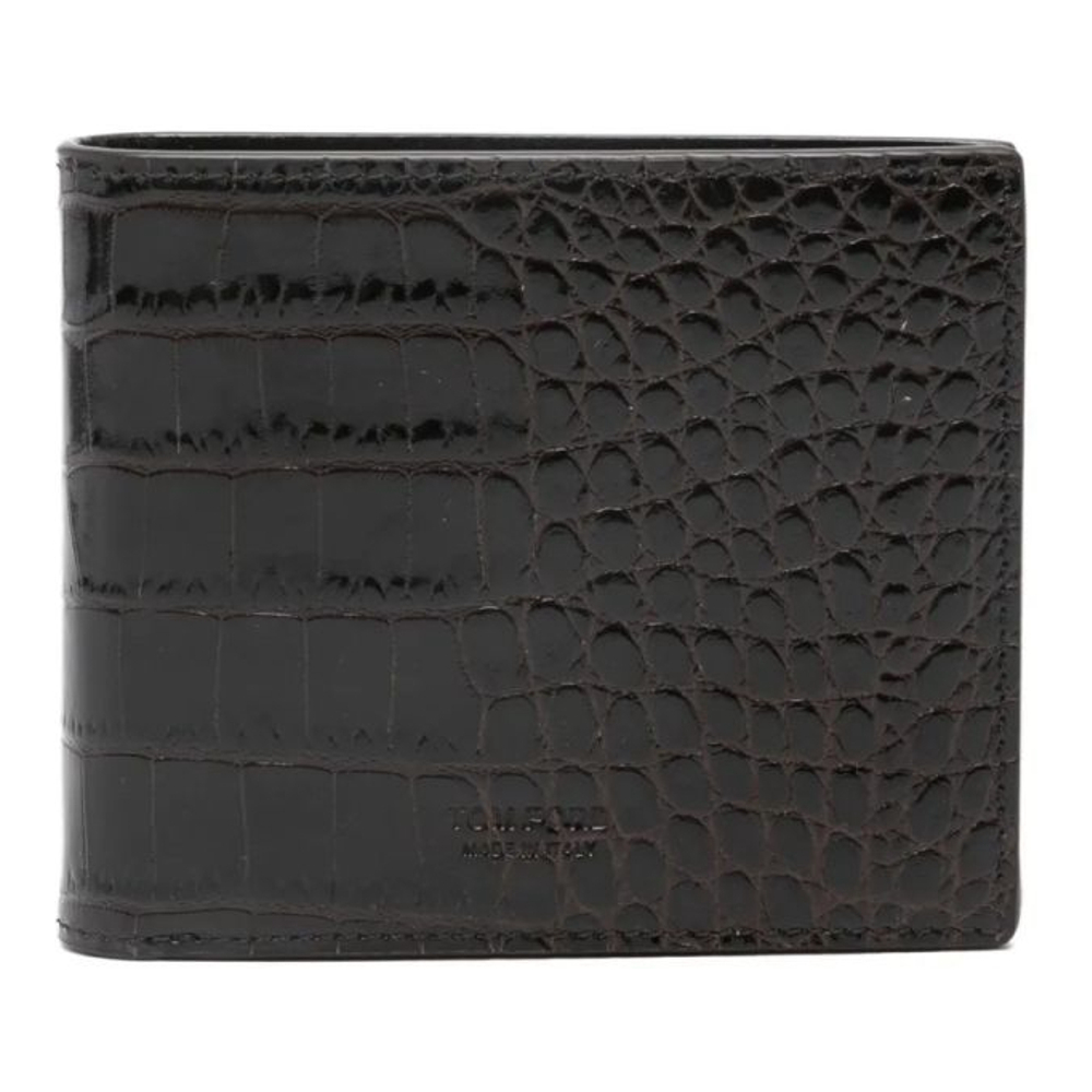 Men's 'Embossed Crocodile-Print' Wallet