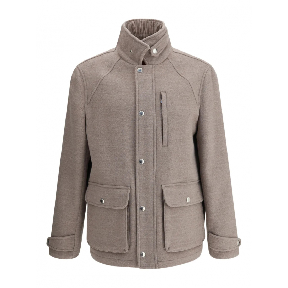 Men's 'High-Collar Flap-Pocket' Jacket