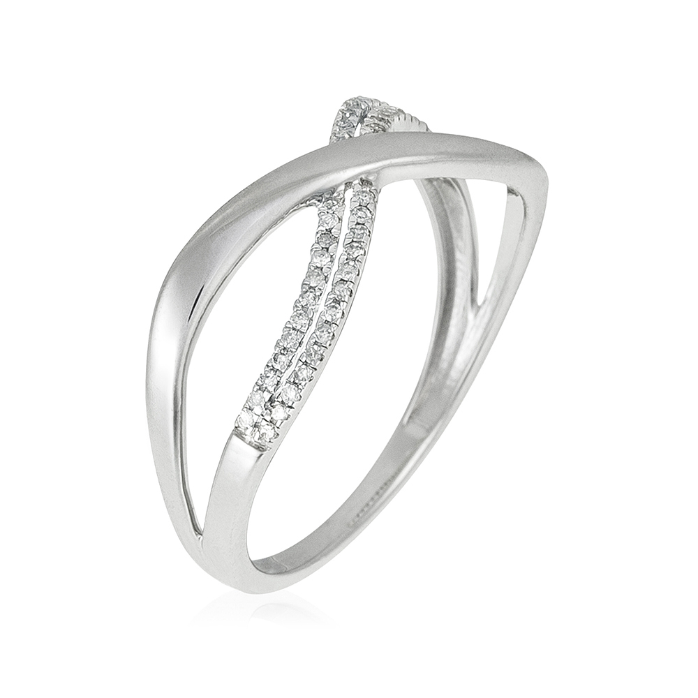 Bague 'Croisi Divin' pour Femmes