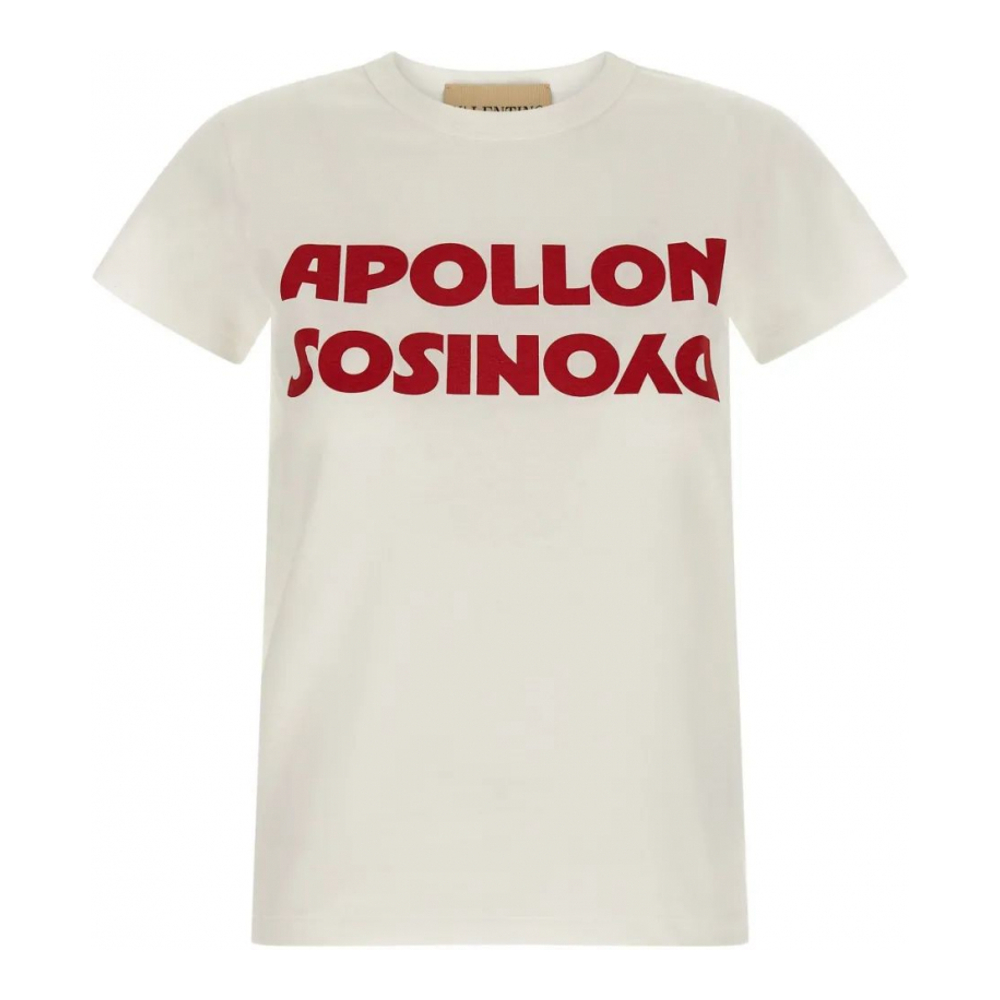 T-shirt 'Apollon Dyonisos-Print' pour Femmes