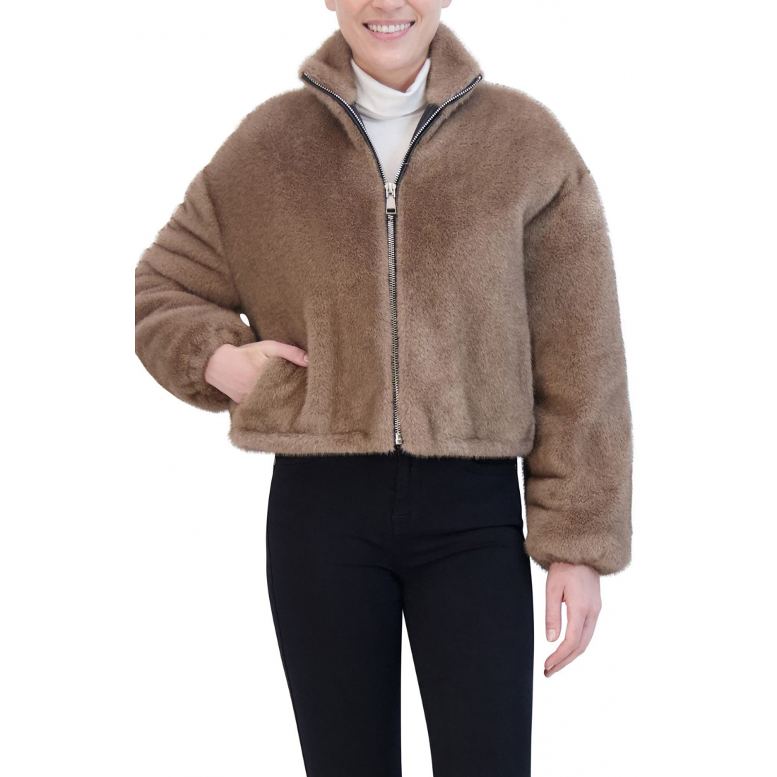 Veste courte 'Faux Fur' pour Femmes
