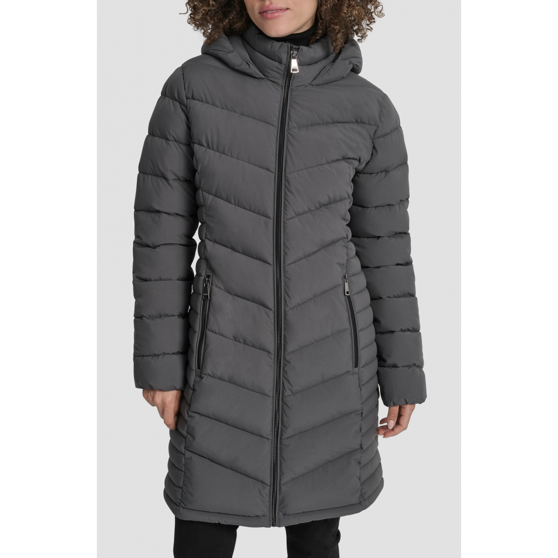 Veste matelassée 'Cire Packable Hooded Longline' pour Femmes