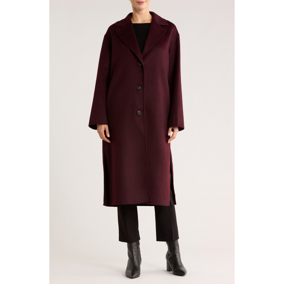 'Double Faced Wool Refer' Mantel für Damen