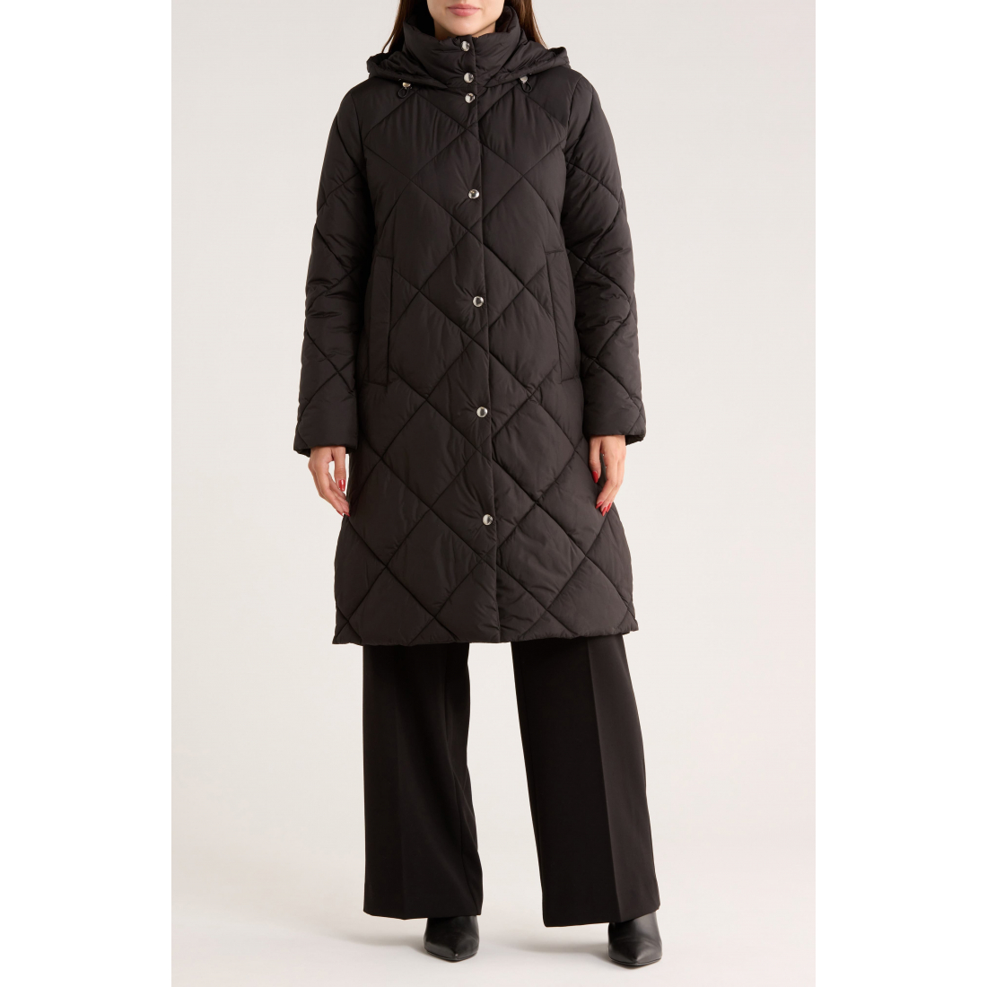 Veste matelassée 'Hooded Long Quilted' pour Femmes