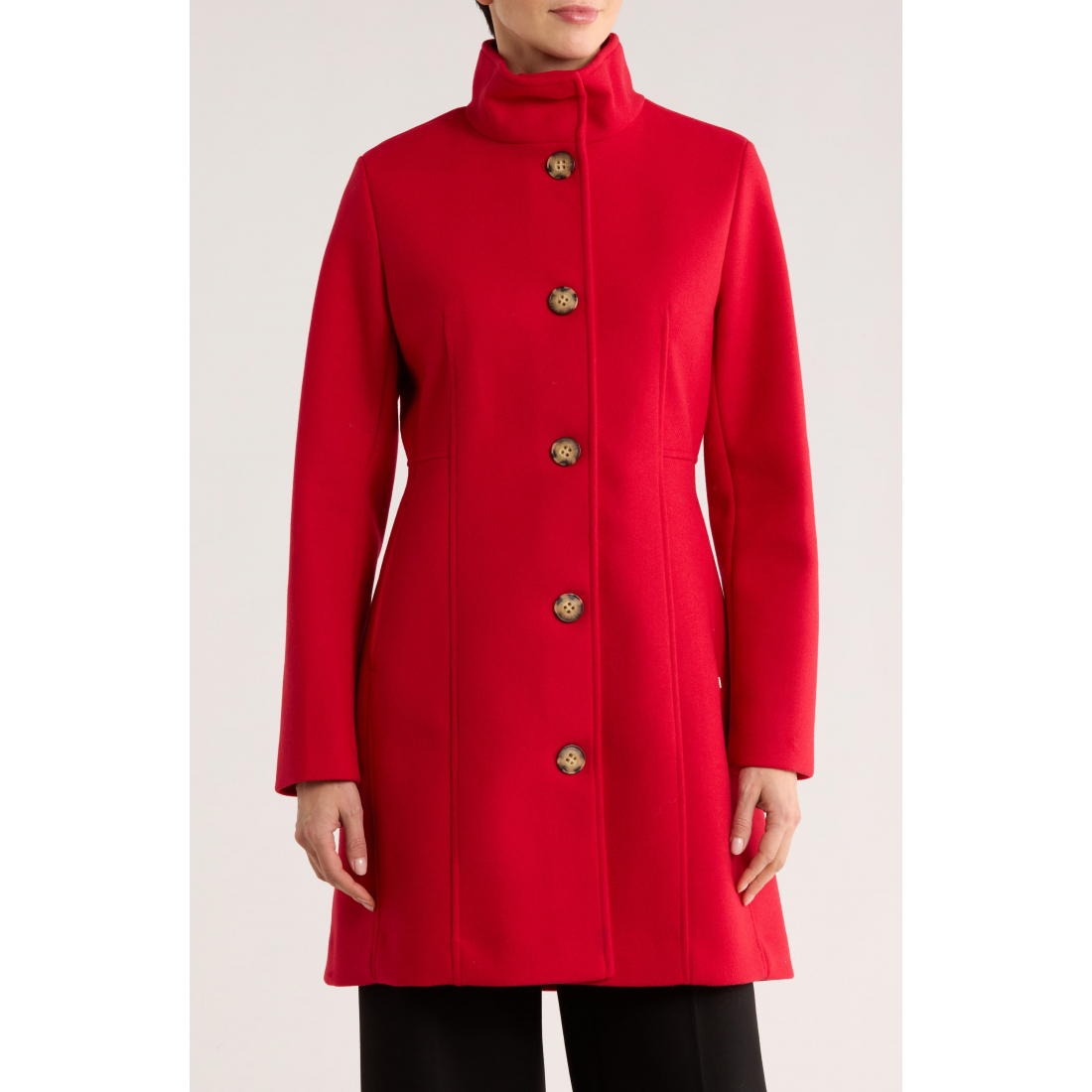 Manteau 'Stand Collar' pour Femmes