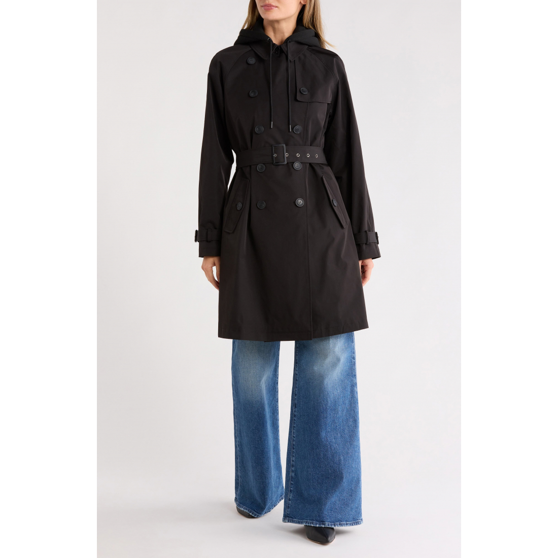 Trench 'Water Repellent with Removable Bib Hoodie' pour Femmes