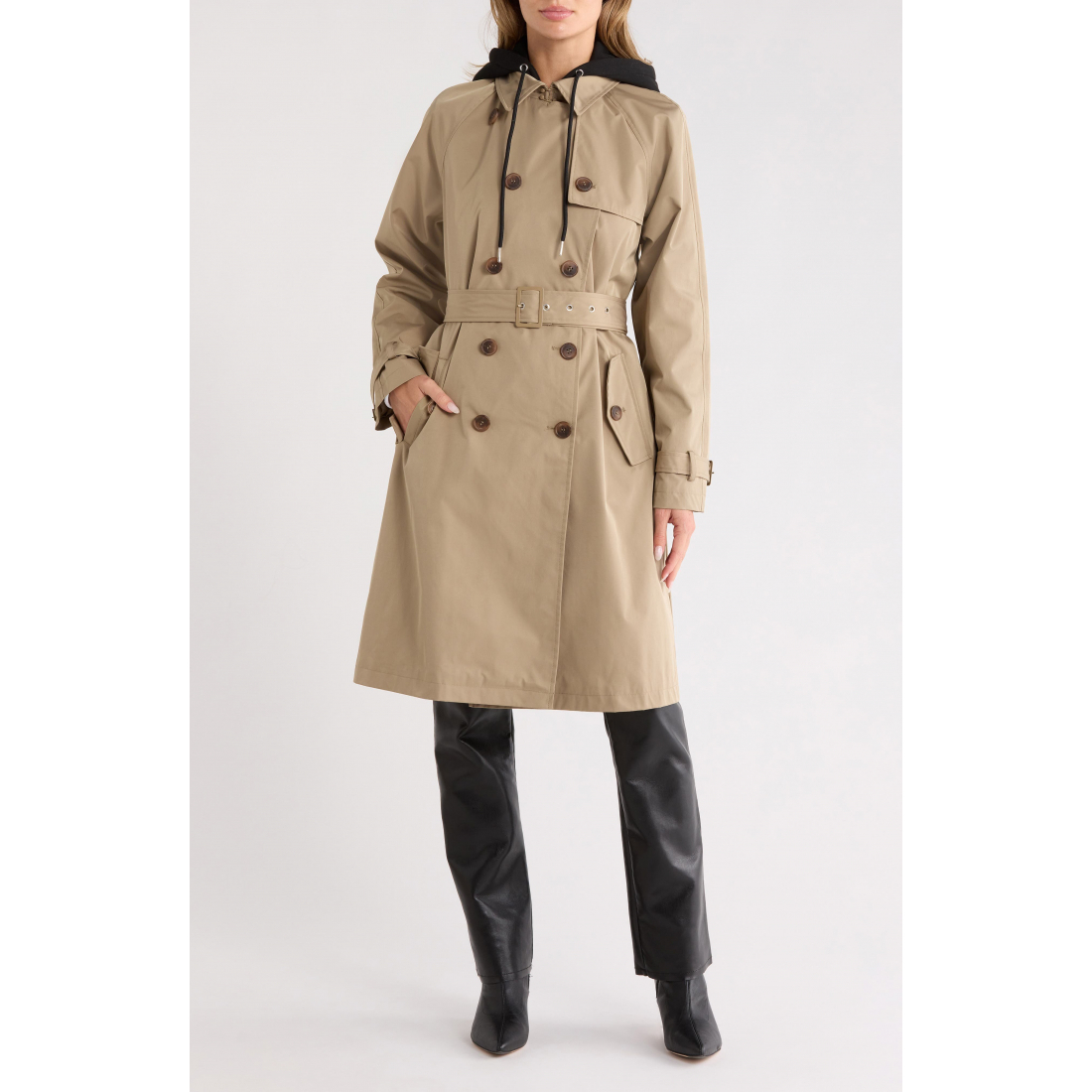 Trench 'Water Repellent with Removable Bib Hoodie' pour Femmes