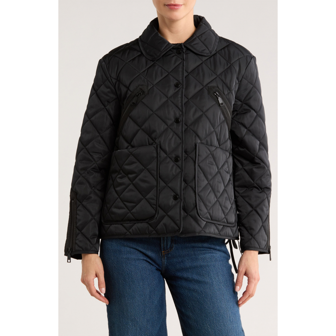 Doudoune 'Quilted Moto' pour Femmes