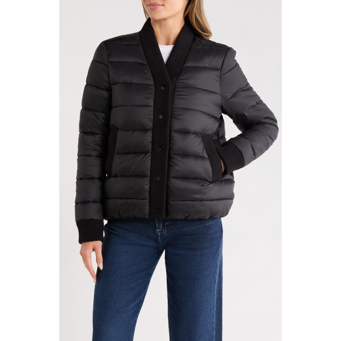 Veste matelassée 'Water Resistant Ribbed Trim' pour Femmes