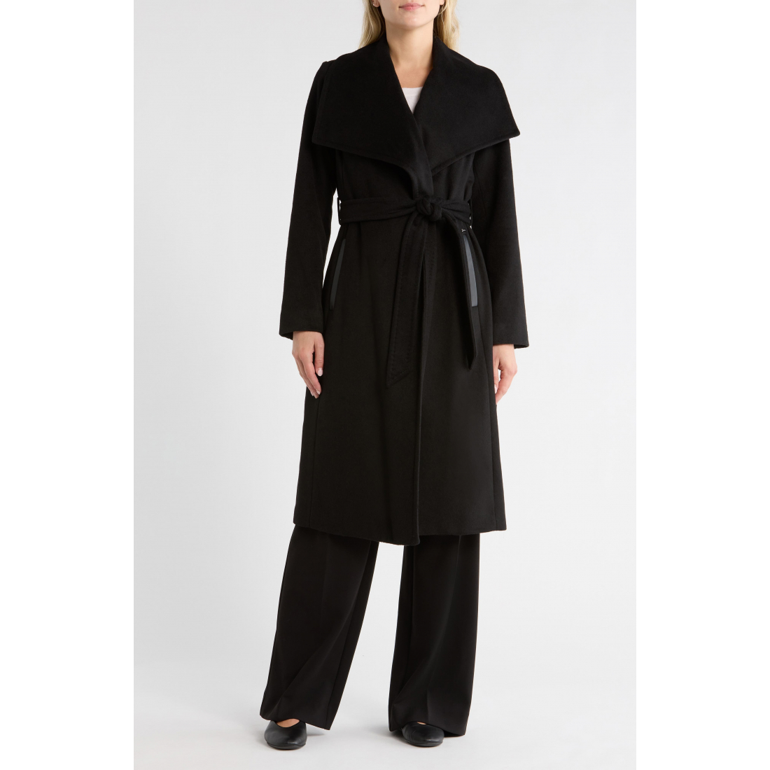 Manteau 'Wool Blend Longline' pour Femmes