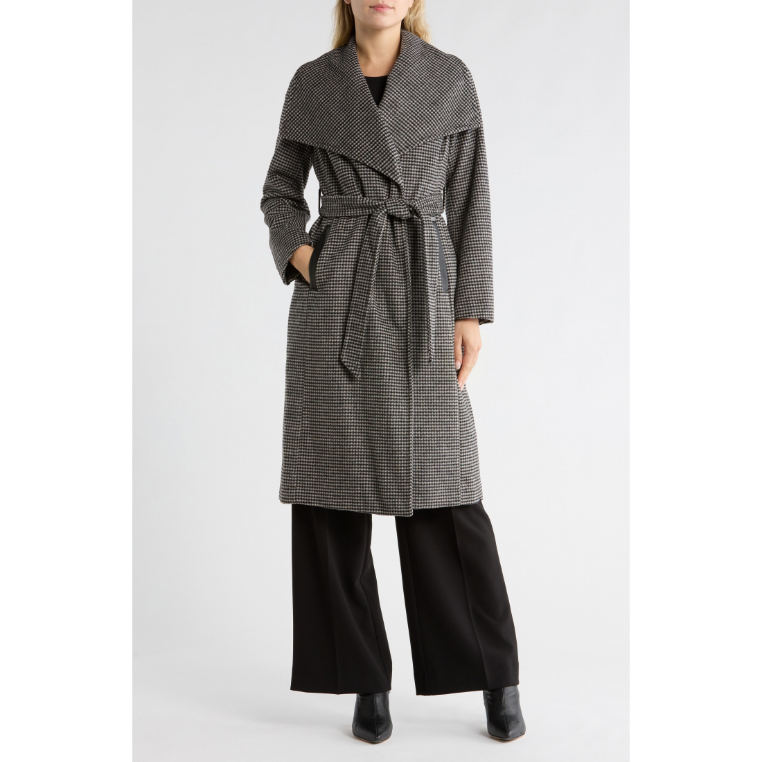 Manteau 'Wool Blend Longline' pour Femmes