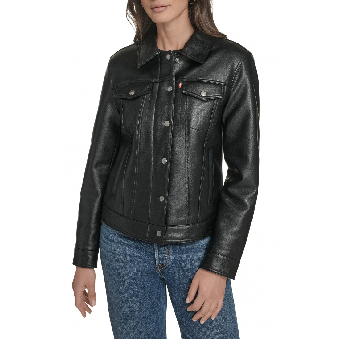 Veste 'Faux Leather' pour Femmes