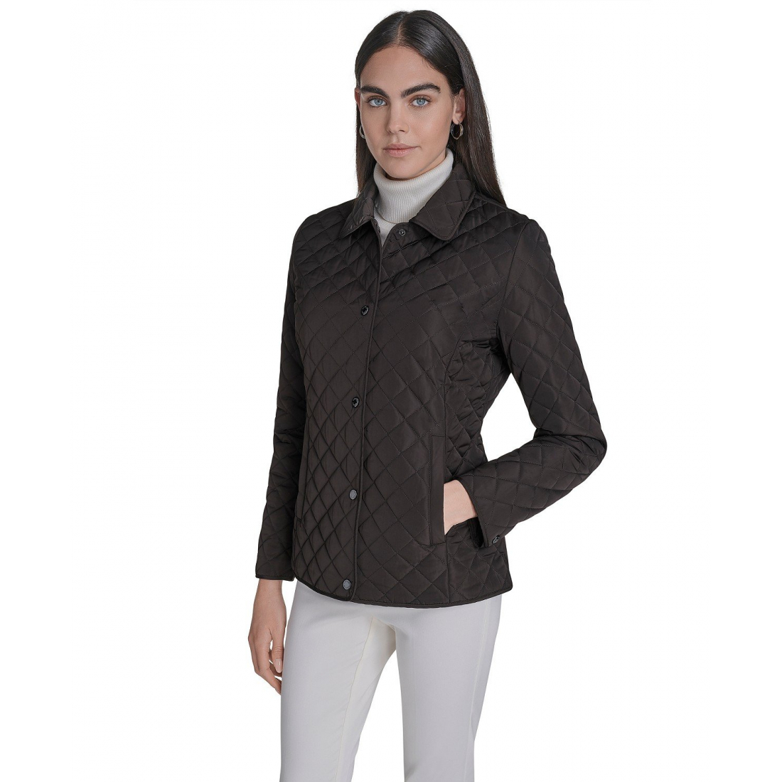 Manteau 'Collared Quilted' pour Femmes