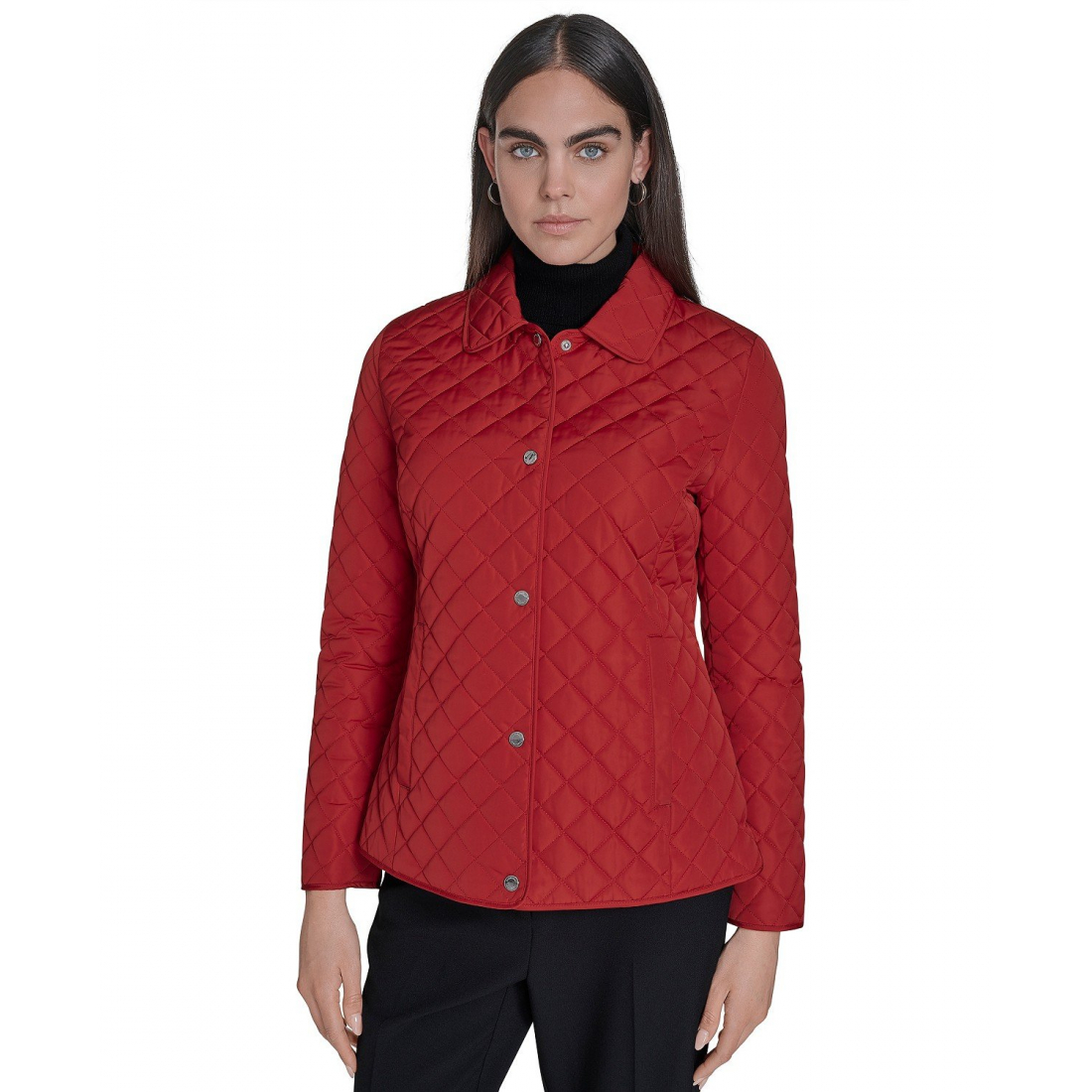 Manteau 'Collared Quilted' pour Femmes