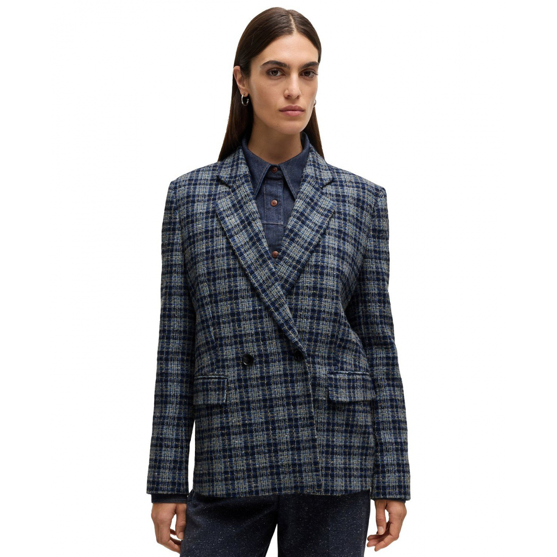 Women's 'Relaxed-Fit Double-Breasted' Blazer