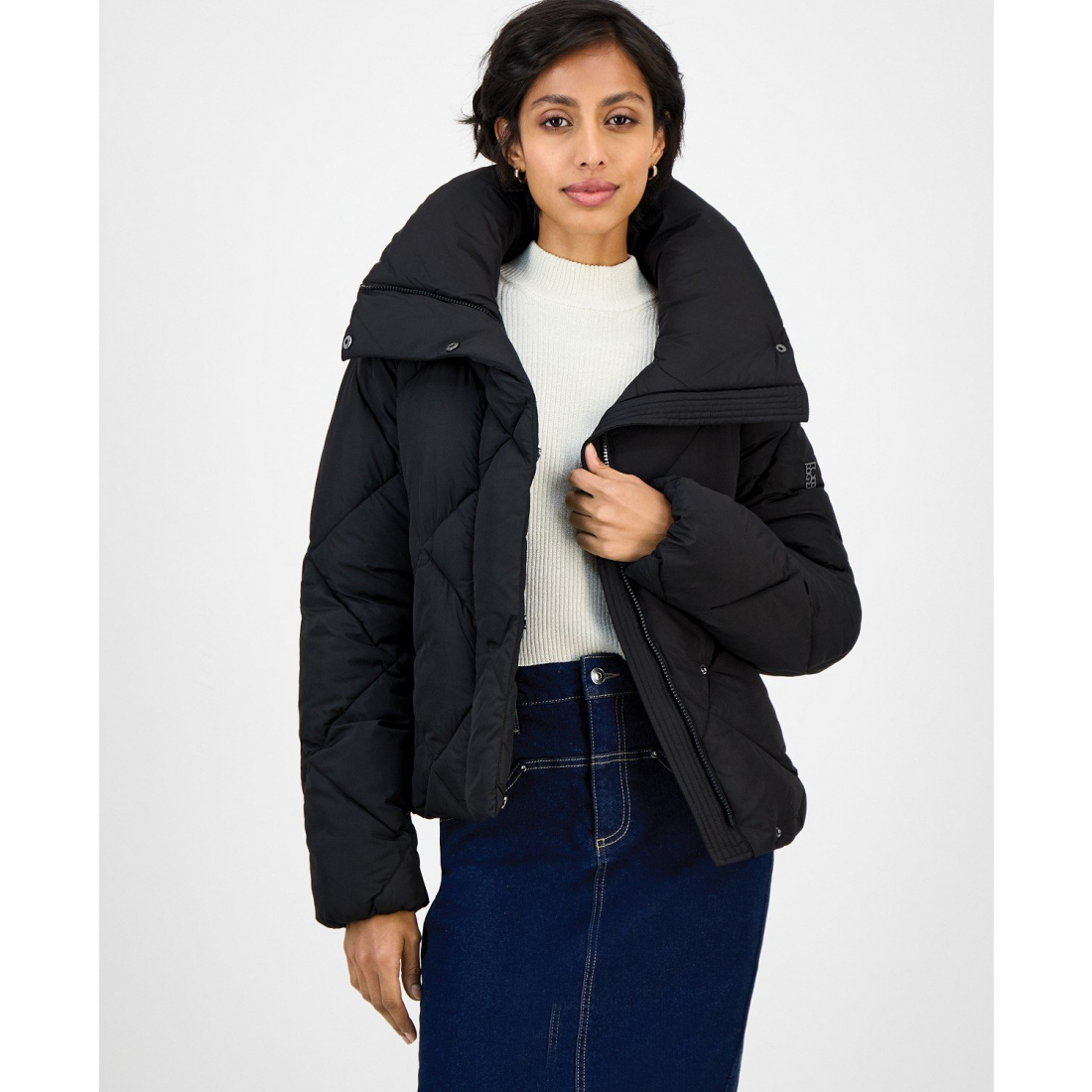 Women's 'Short Diamond' Puffer Coat