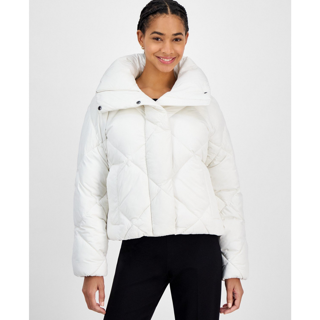 Women's 'Short Diamond' Puffer Coat