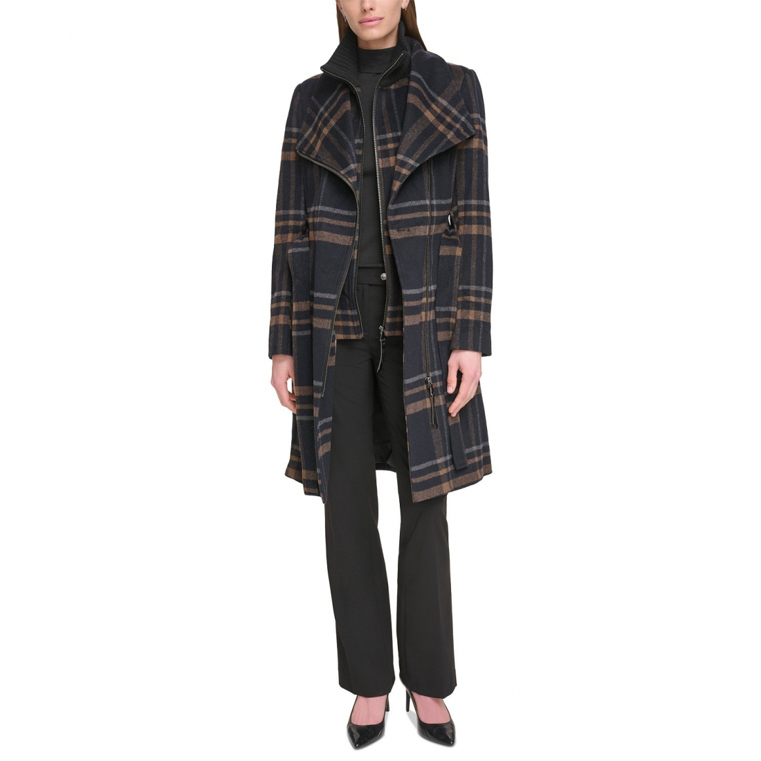 'Belted' Wickelmantel für Damen