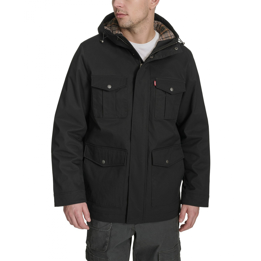 Parka 'Field Plaid Lining' pour Hommes