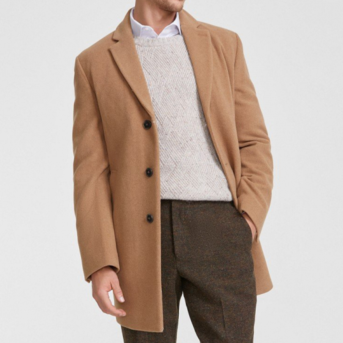 'Prosper Slim Fit' Mantel für Herren