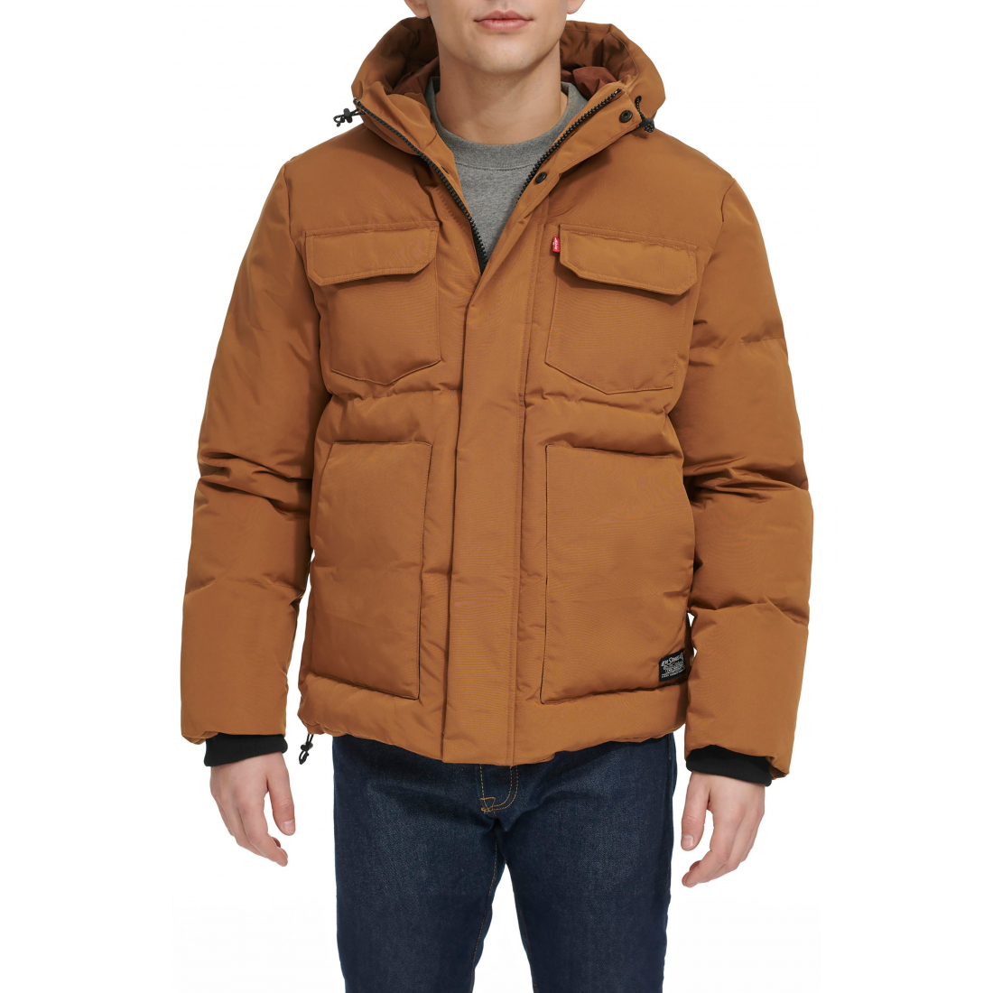 Veste matelassée 'Water Resistant Hooded Quilted' pour Hommes