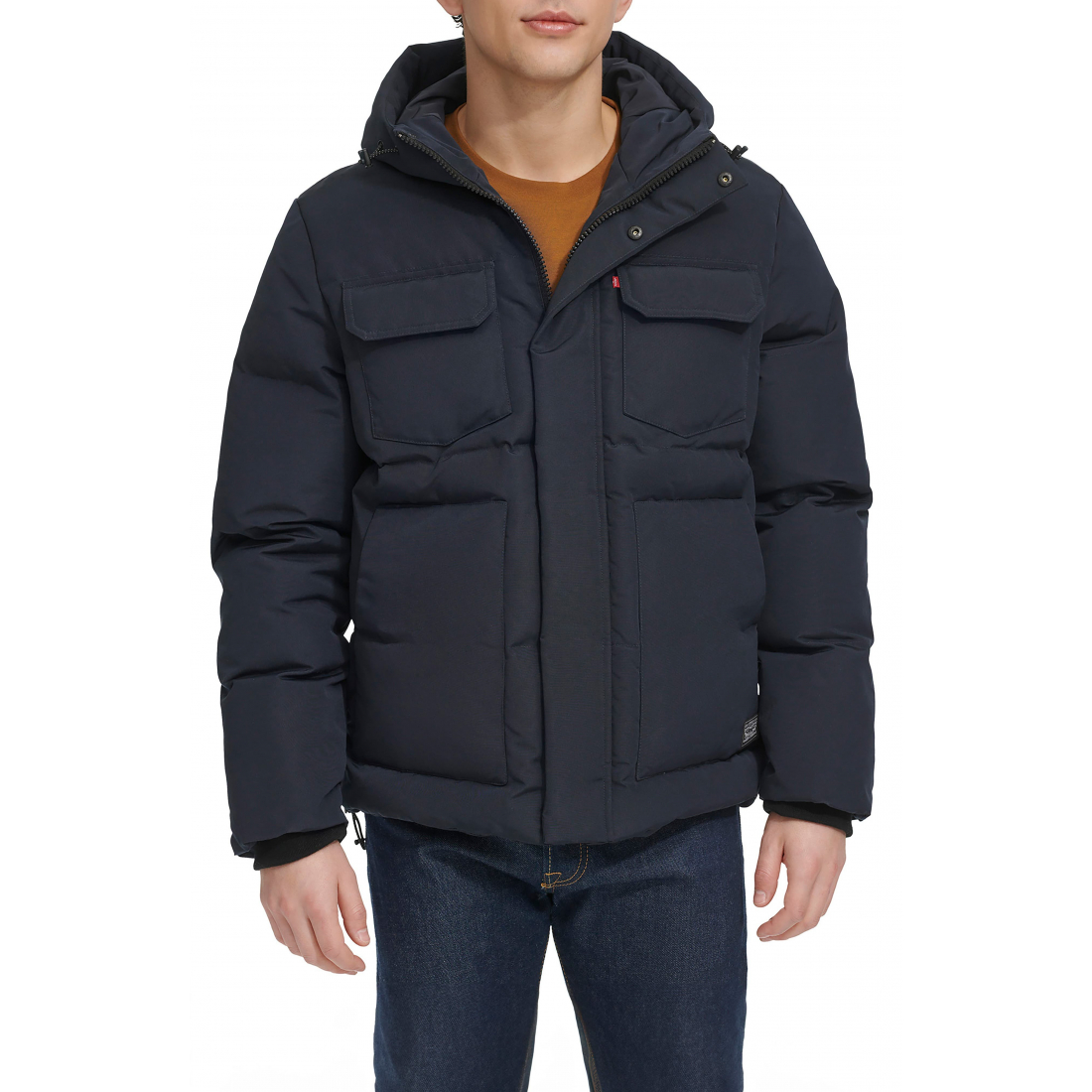 Veste matelassée 'Water Resistant Hooded Quilted' pour Hommes
