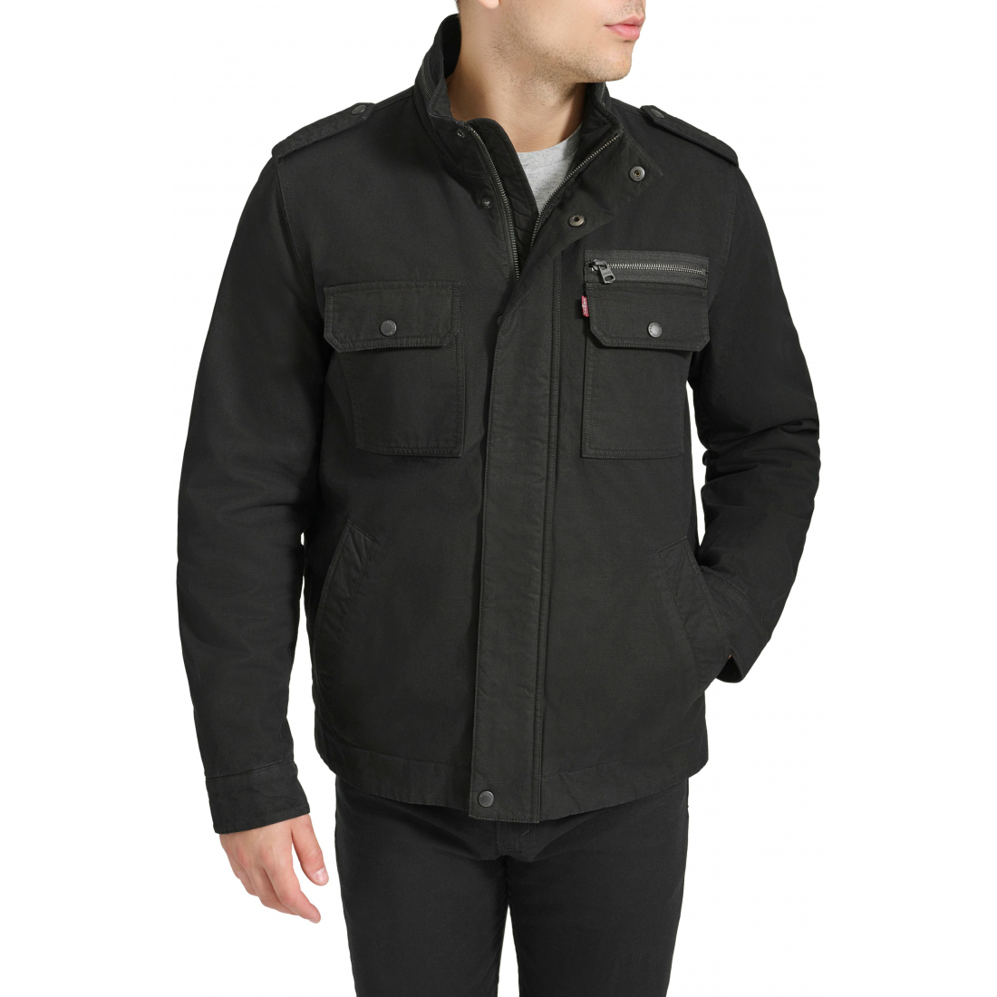 Veste 'Washed Cotton Utility' pour Hommes