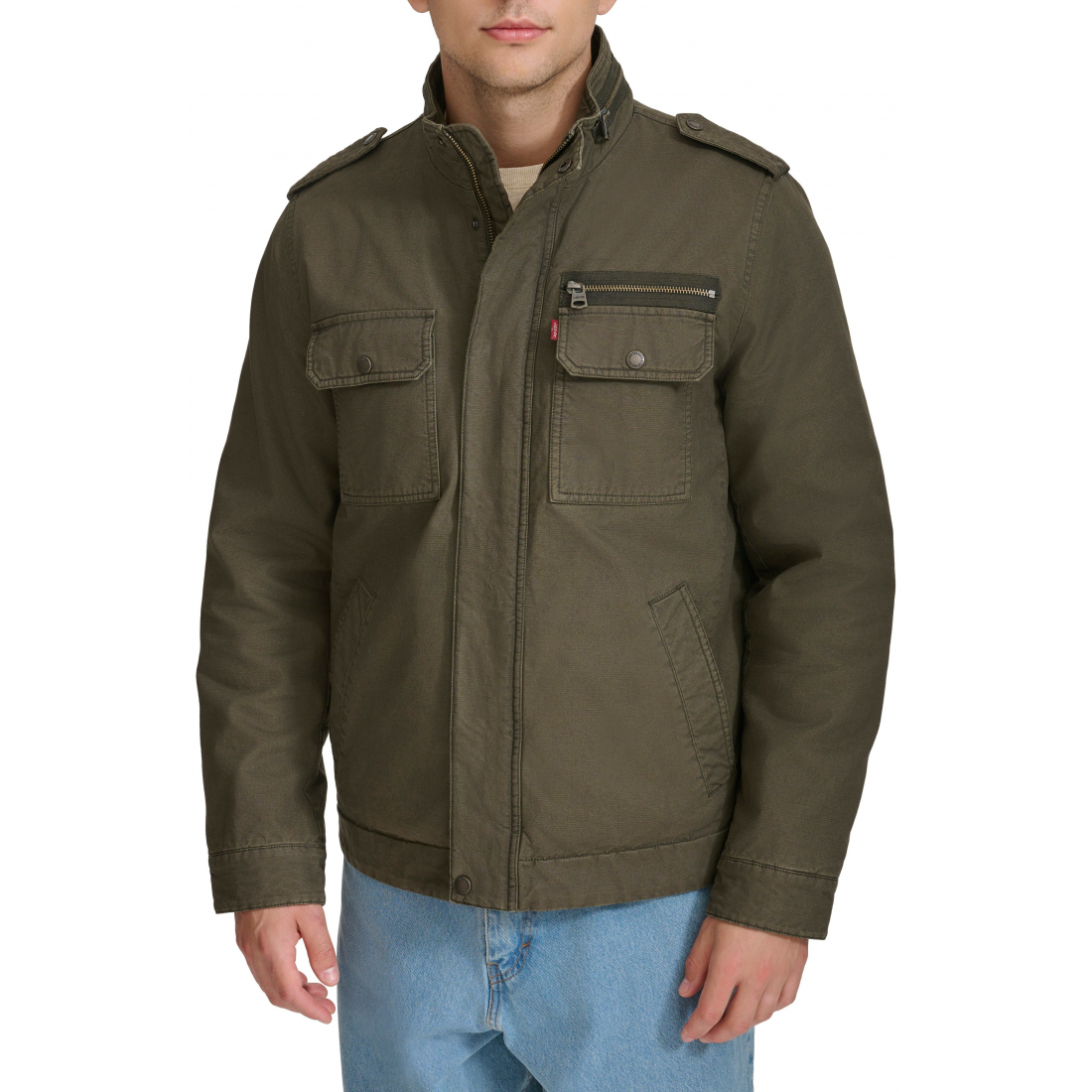 Veste 'Washed Cotton Utility' pour Hommes