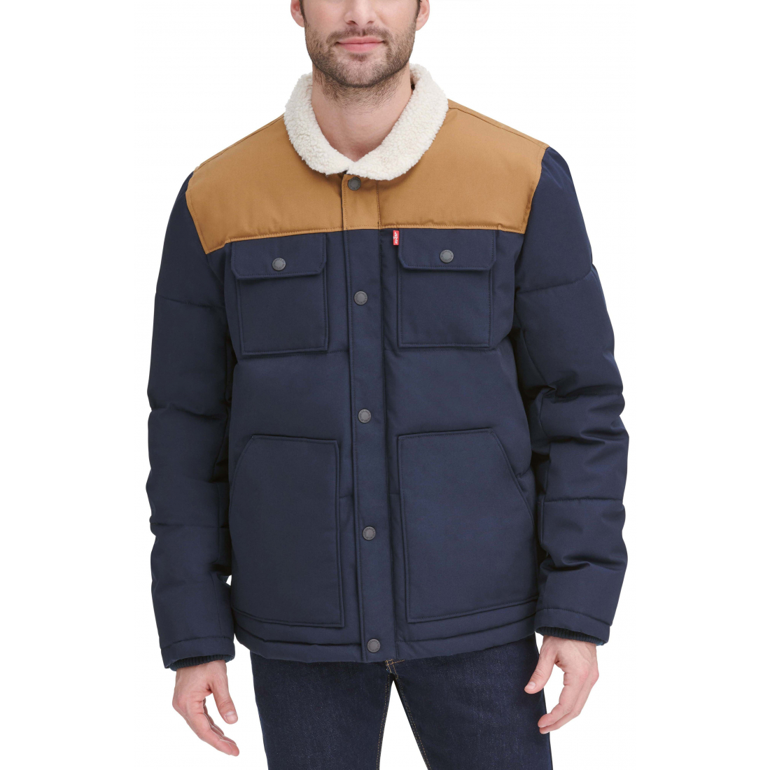 Veste matelassée 'Woodsman High Pile Fleece' pour Hommes