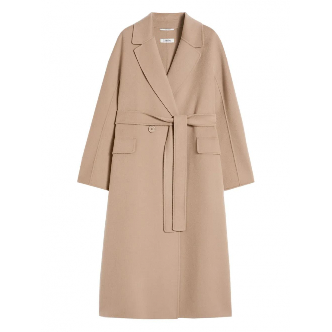 Manteau à ceinture 'Belted Notched-Lapel' pour Femmes