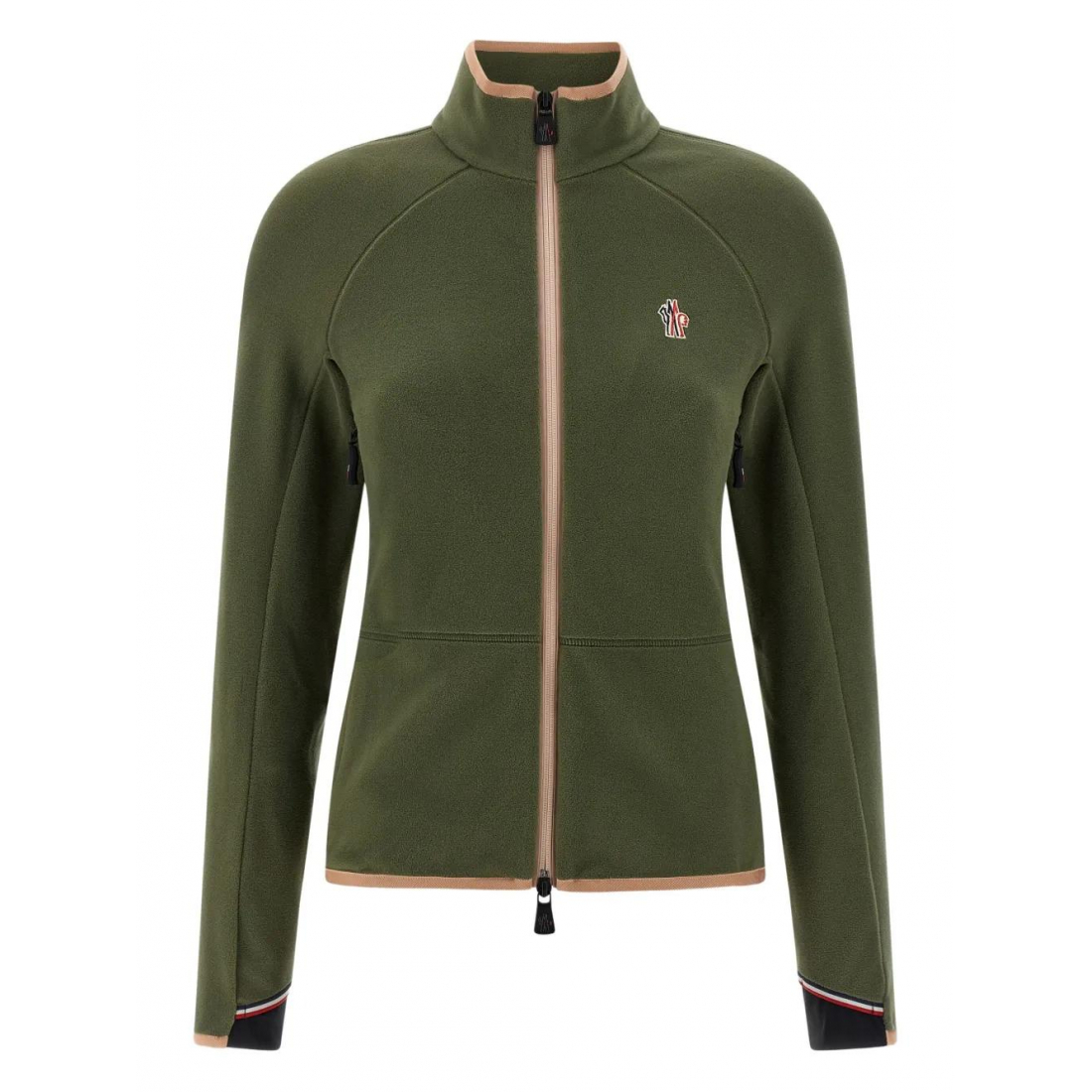 'Logo-Patch' Strickjacke für Damen