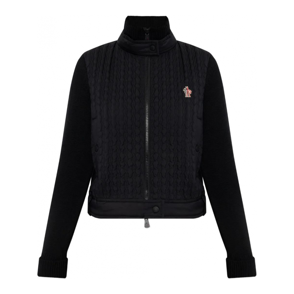 Women's 'Quilted Panelled' Cardigan