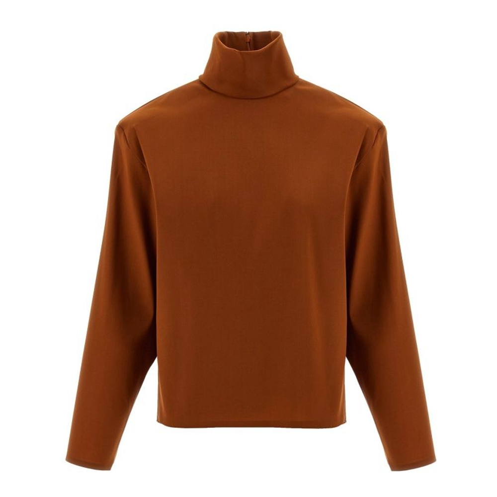 Pull à col roulé 'Structured Shoulder' pour Femmes