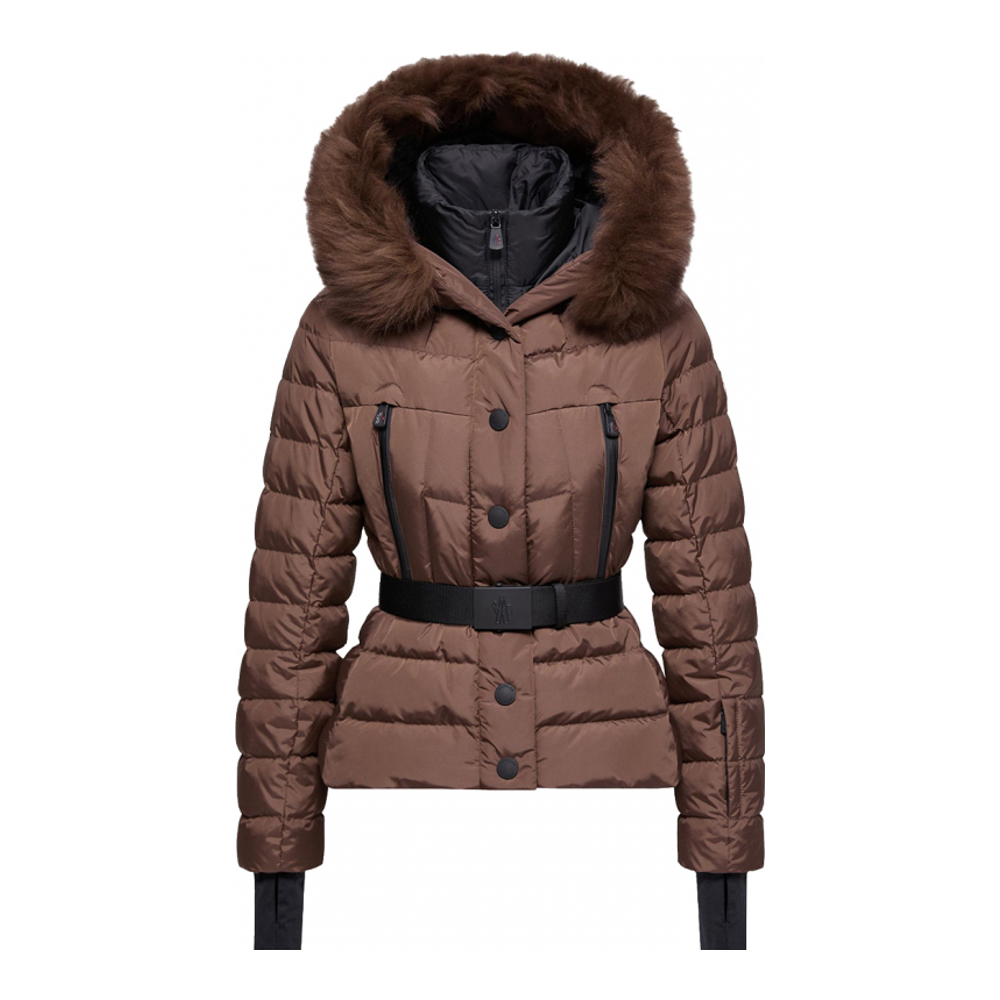 Doudoune en plumes 'Beverley Hooded Shearling-Trimmed' pour Femmes
