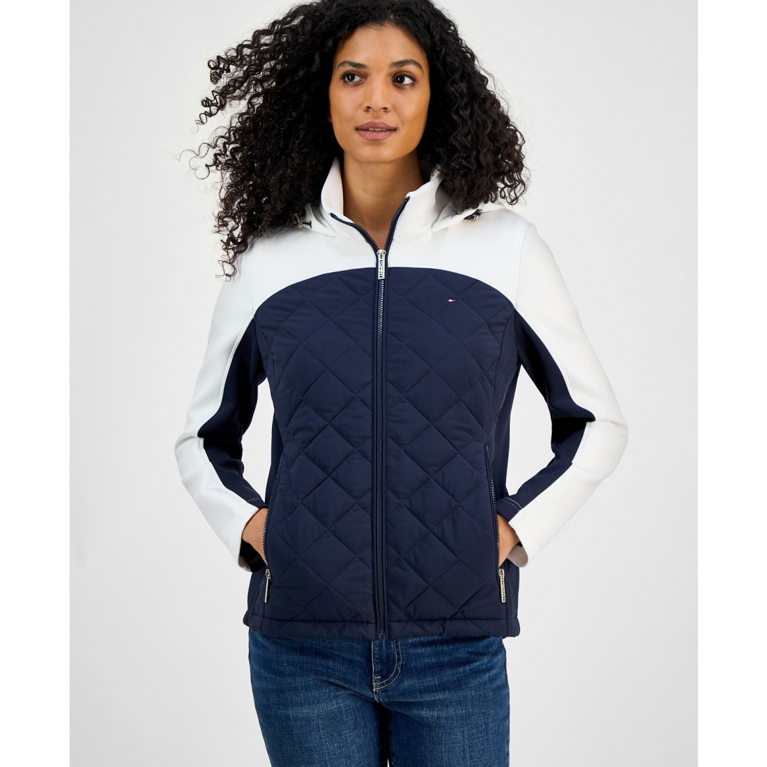 Women's 'Colorblocked' Puffer Jacket