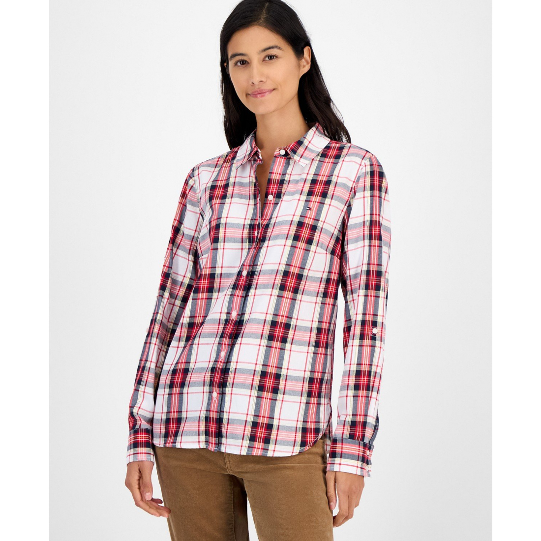Chemise 'Tartan Utility' pour Femmes