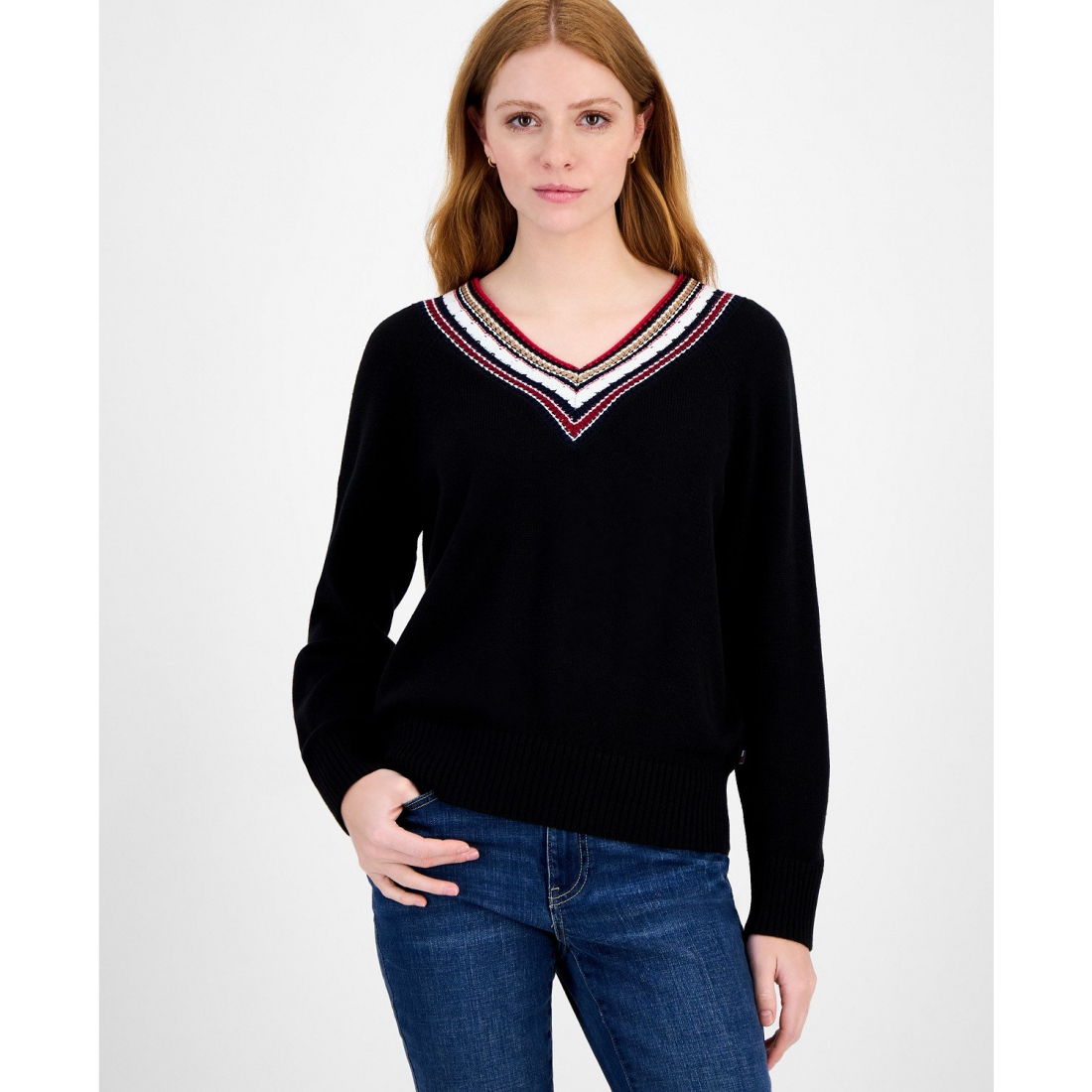 Pull 'V Neck' pour Femmes